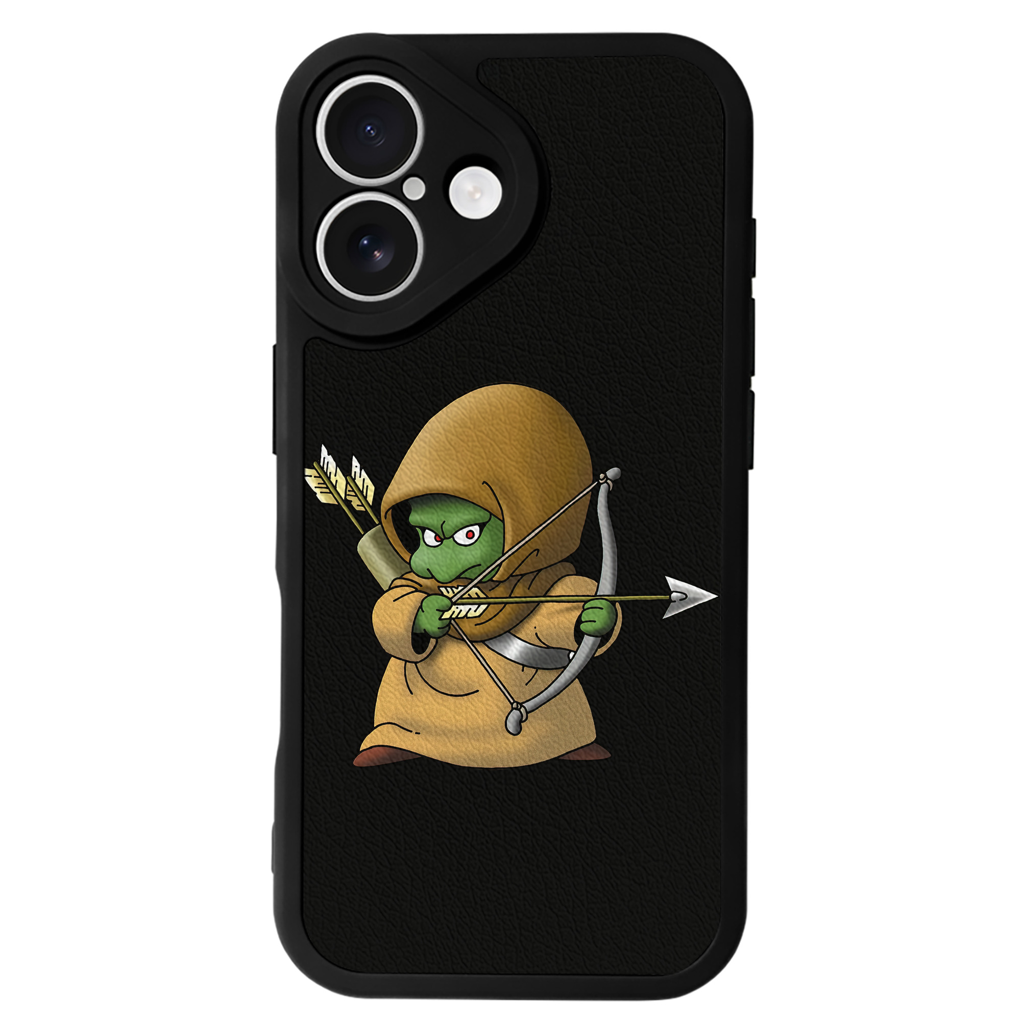 （画像用） ドラゴンクエスト Doragon Kuesuto Dragon Quest 【iPhone 16シリーズ対応】シリコンスマホケース（レザー調） 材質：シリコン